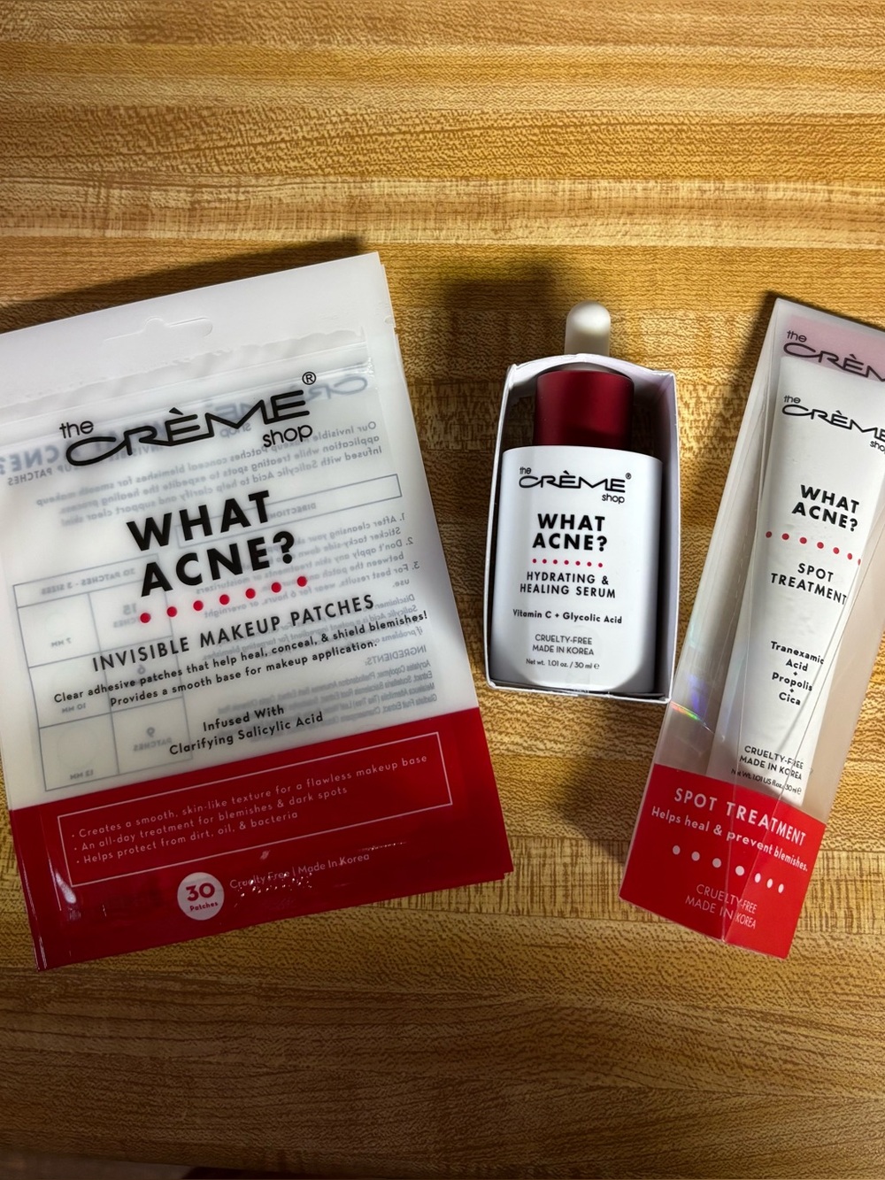 Crème Shop Acne Treatment Set